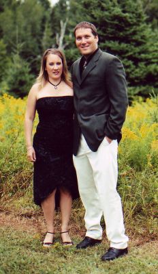 Pre-Wedding
We got dressed in the bushes behind our campsite.
